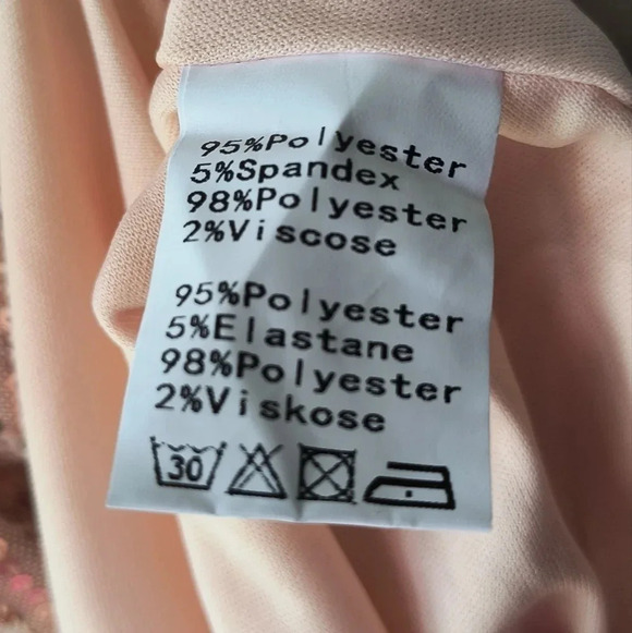 Jasambac NWT Women's One Shoulder Sexy Cocktail Formal Dress, Rose gold color M - Picture 4 of 6